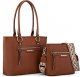 Montana West 2Pcs Handbags Sets for Women Large Tote Bags Cute Crossbody Purses
