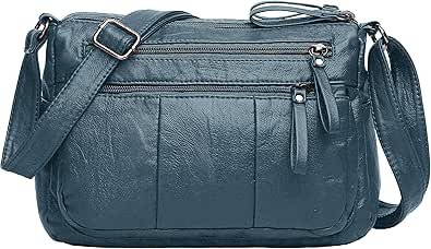 VOLGANIK ROCK Purses for Women Soft PU Leather Shoulder Bag Ladies Crossbody Purse and handbags Lightweight Pocketbook